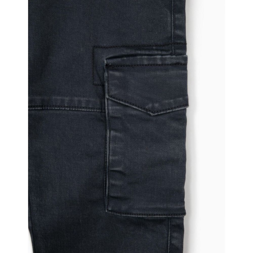 Pantaloni Jeans Cargo Zippy Blue