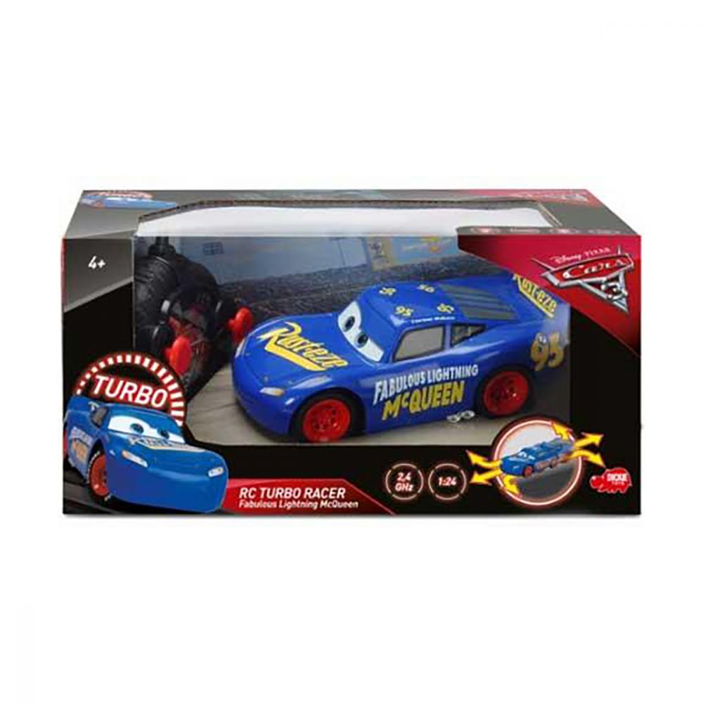Masinuta interactiva Cars 3 - Fabulous Turbo Racer Lightning McQueen