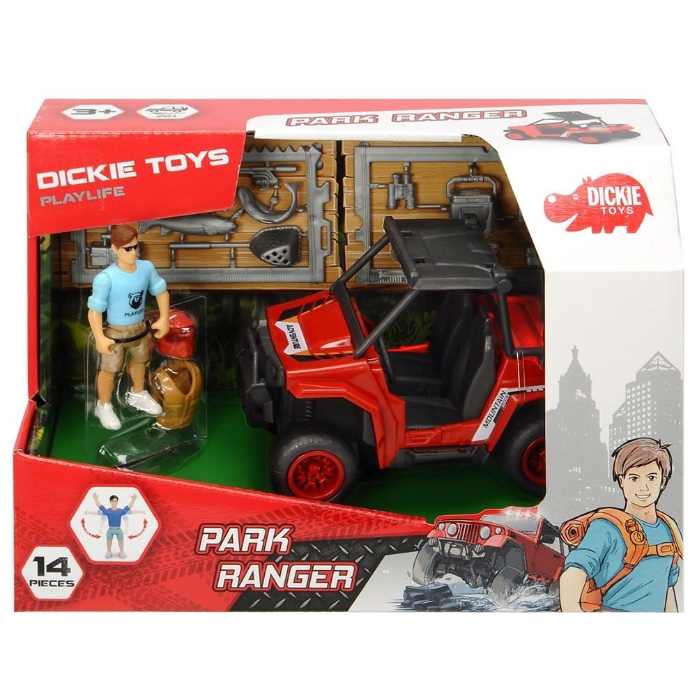Set de joca cu Masina de teren si Figurina cu accesorii Dickie Toys Playlife