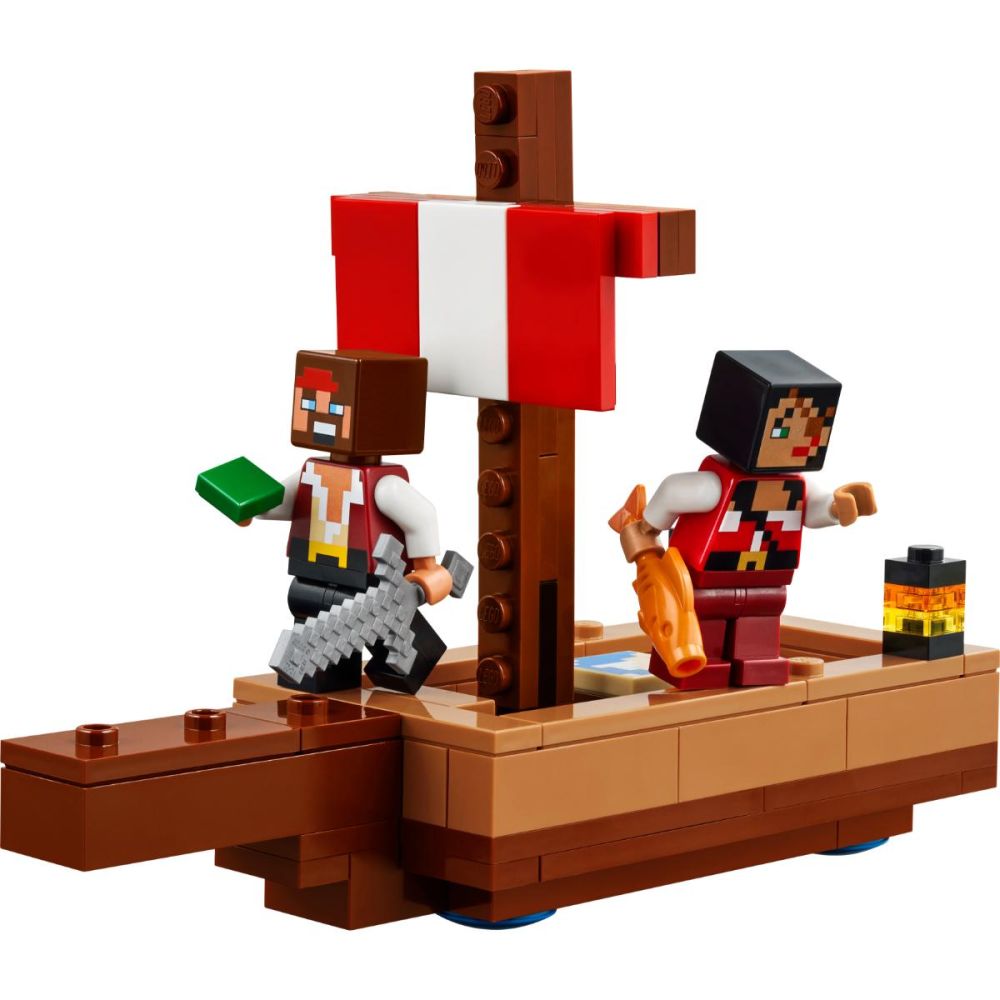 LEGO® Minecraft - Calatorie pe corabia de pirati (21259)