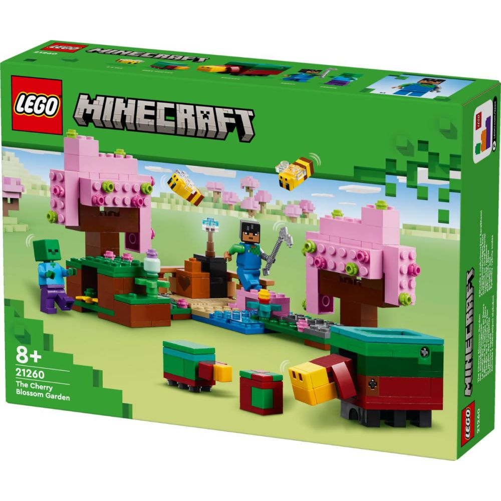 LEGO® Minecraft - Gradina cu ciresi infloriti (21260)