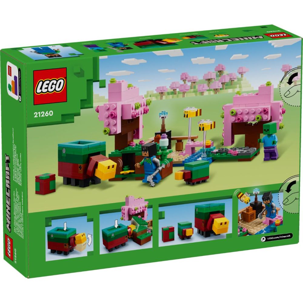 LEGO® Minecraft - Gradina cu ciresi infloriti (21260)