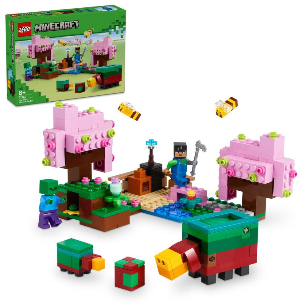 LEGO® Minecraft - Gradina cu ciresi infloriti (21260)