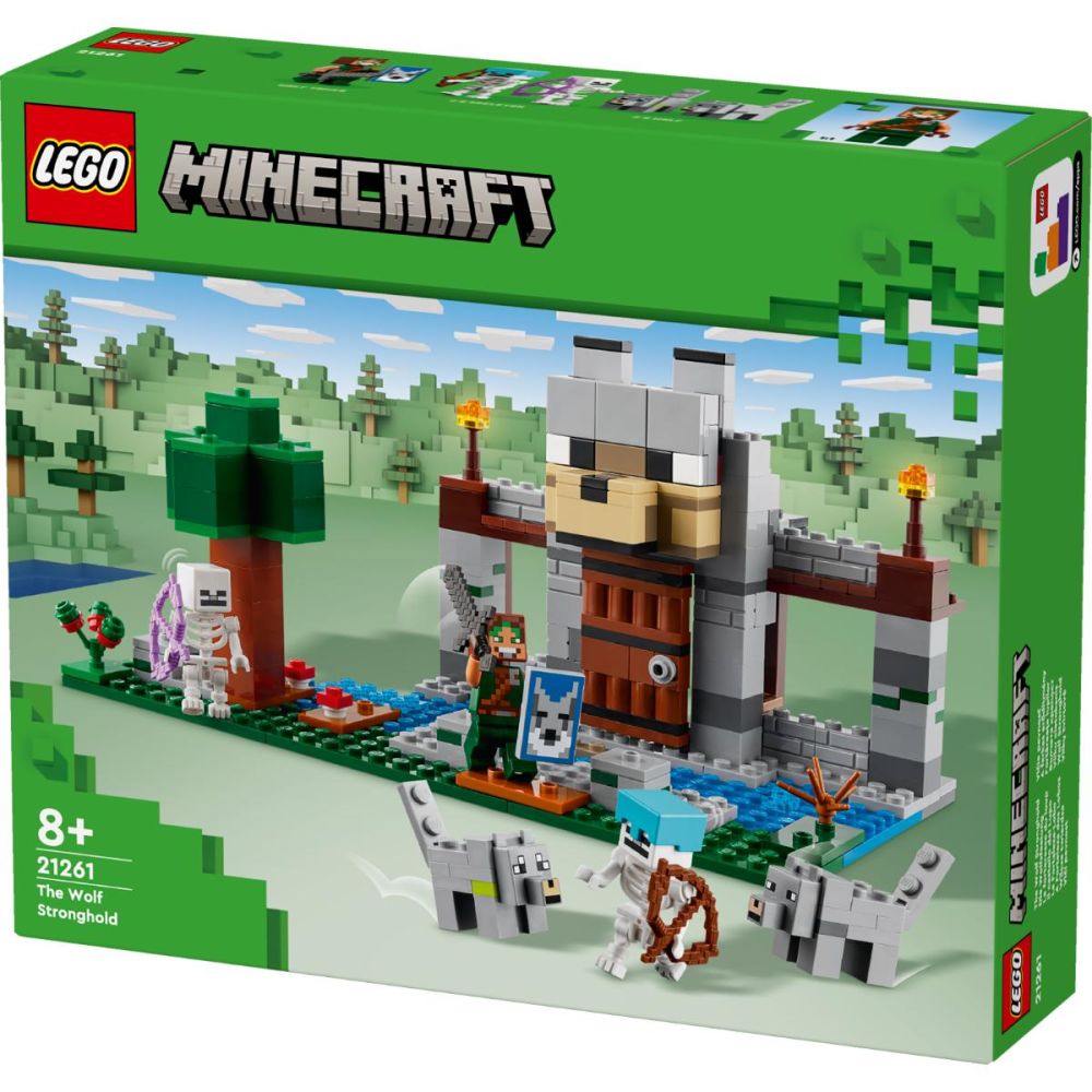 LEGO® Minecraft - Fortareata lupilor (21261)