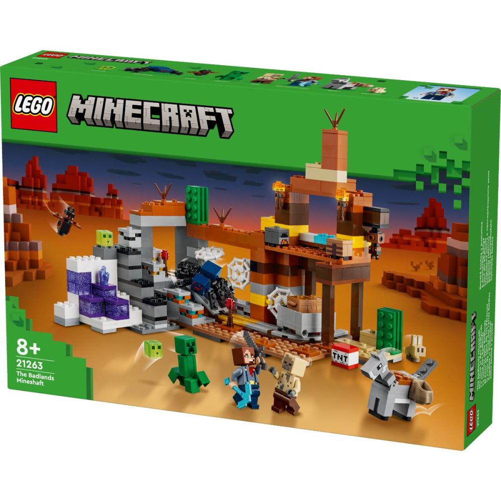 LEGO® Minecraft - Putul din Badlands (21263)