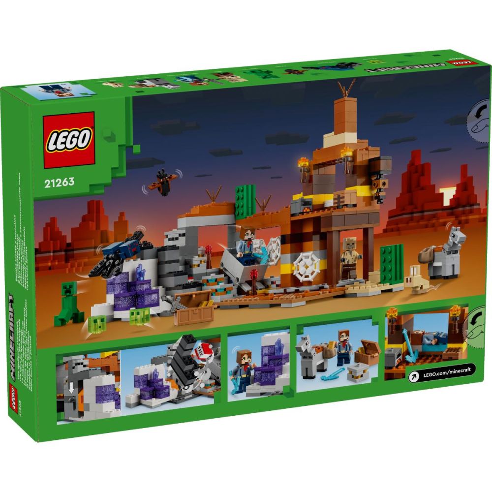 LEGO® Minecraft - Putul din Badlands (21263)