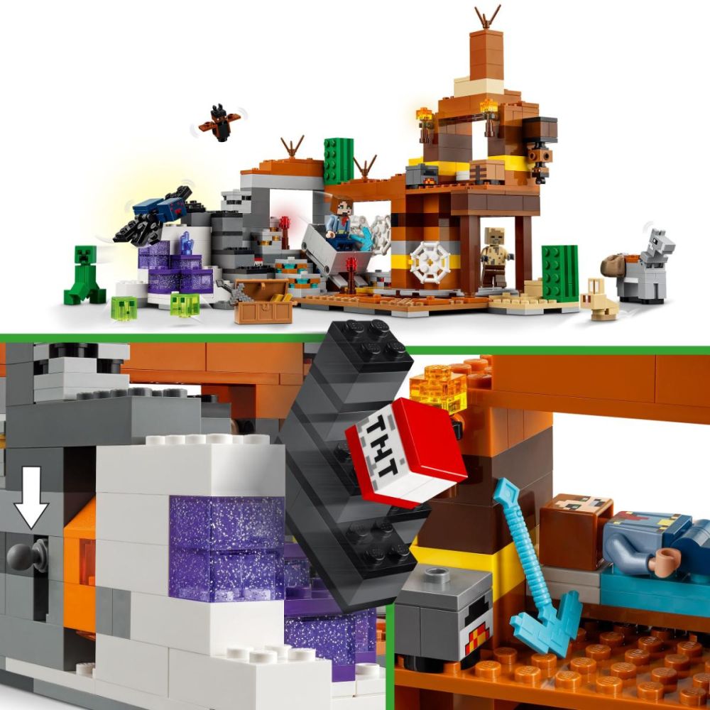 LEGO® Minecraft - Putul din Badlands (21263)