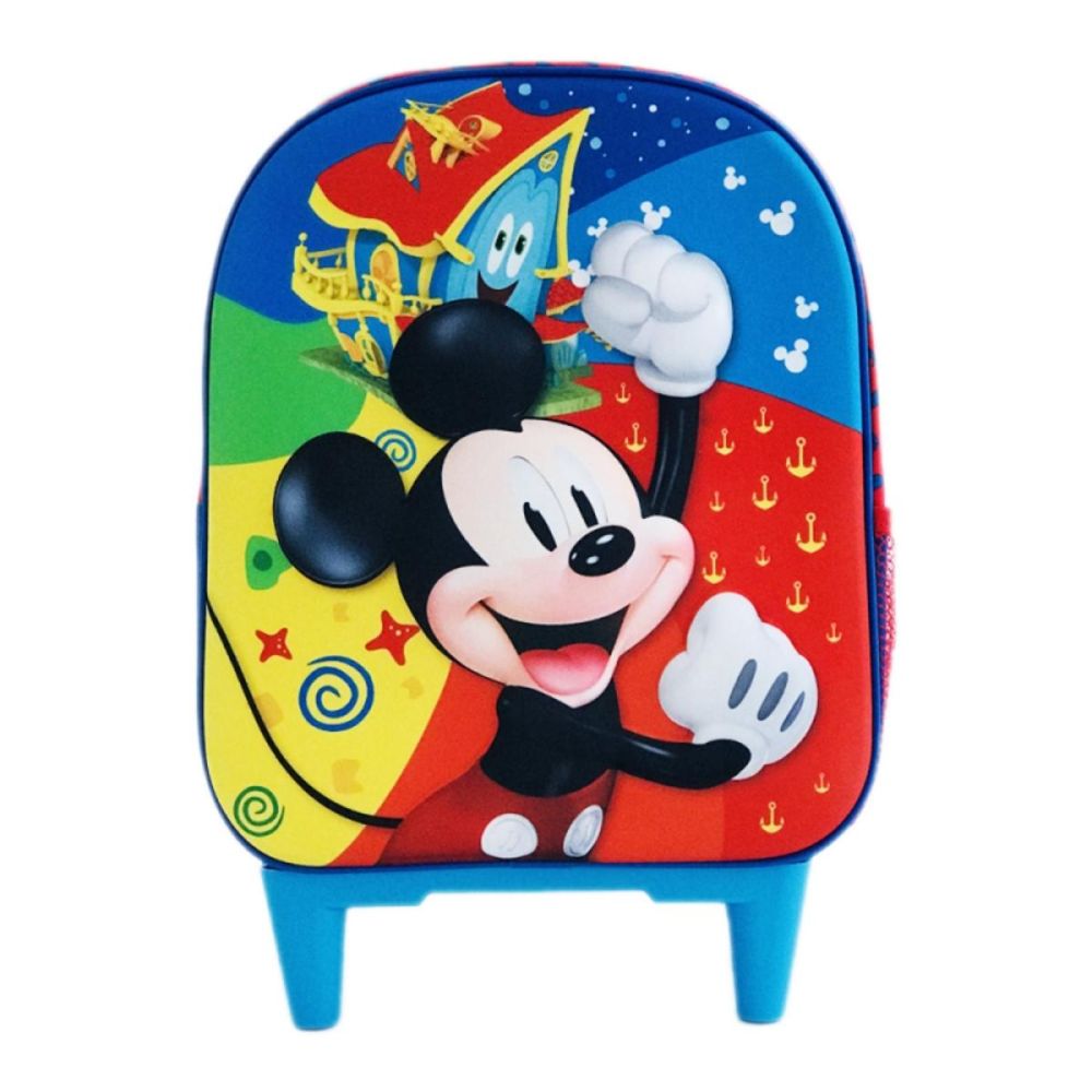 Ghiozdan tip troller, Disney Mickey Mouse, 3D