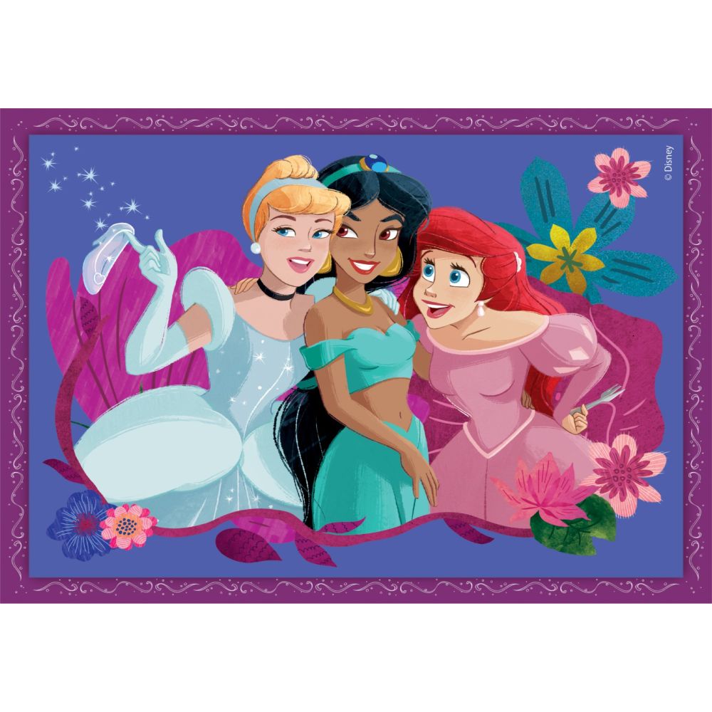 Puzzle 4 in 1 Clementoni Disney Princess, 12-16-20-24 piese