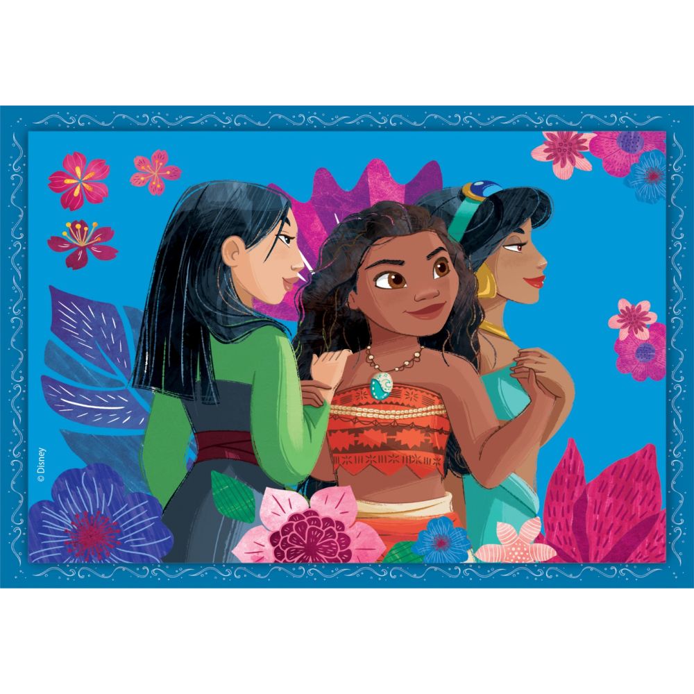 Puzzle 4 in 1 Clementoni Disney Princess, 12-16-20-24 piese