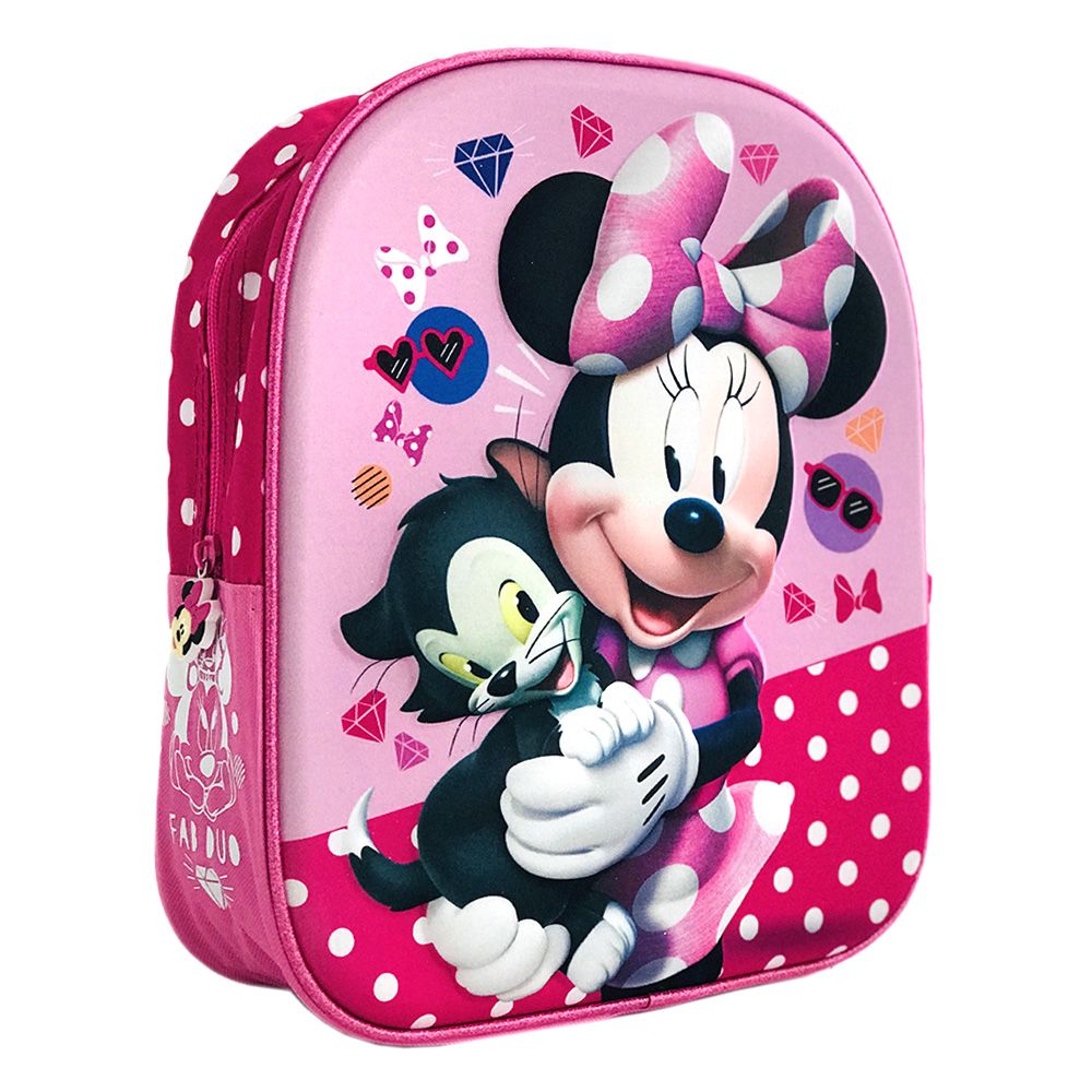 Ghiozdan mini cu 1 compartiment, Disney Minnie Mouse, 3D