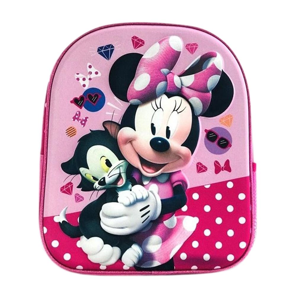 Ghiozdan mini cu 1 compartiment, Disney Minnie Mouse, 3D