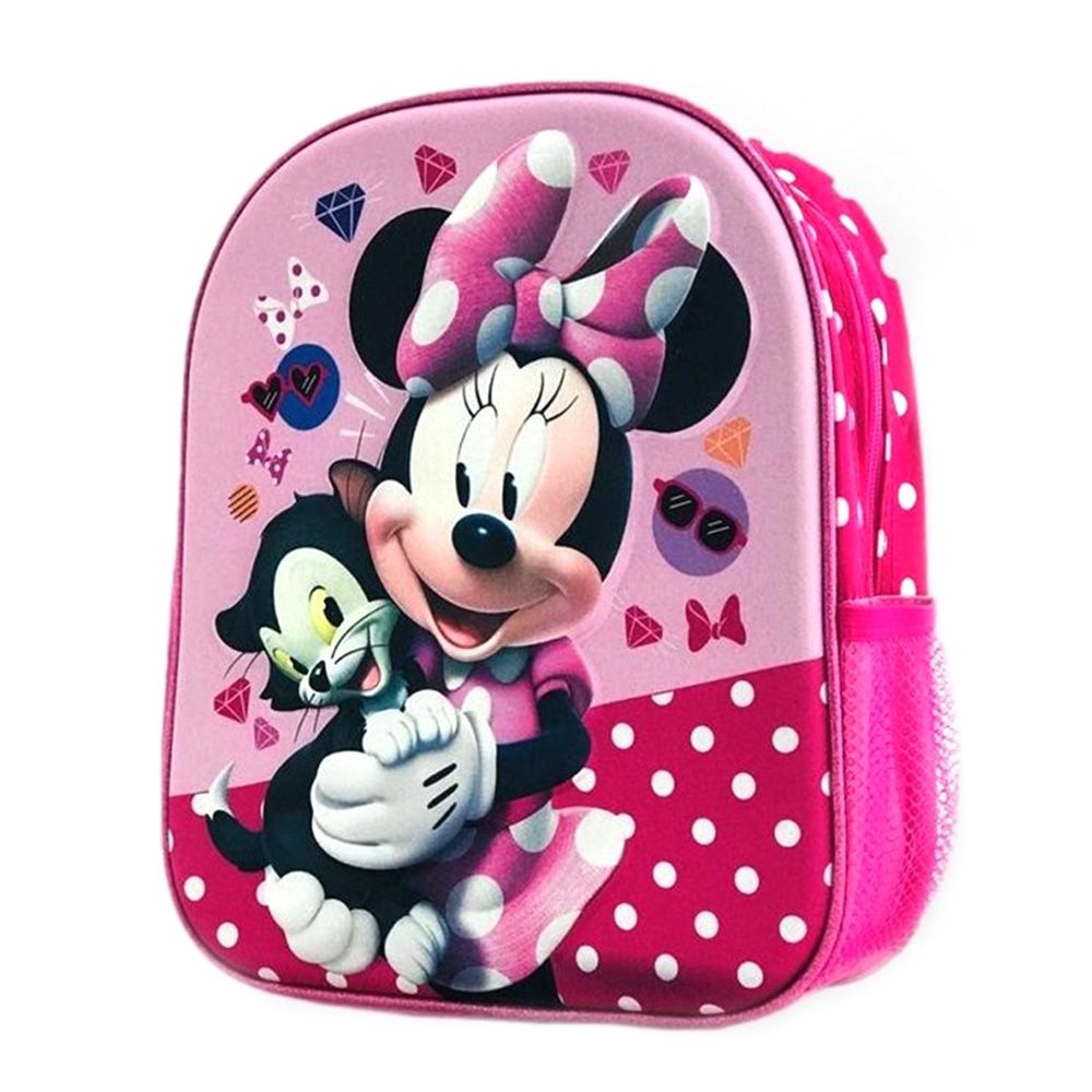 Ghiozdan mini cu 1 compartiment, Disney Minnie Mouse, 3D