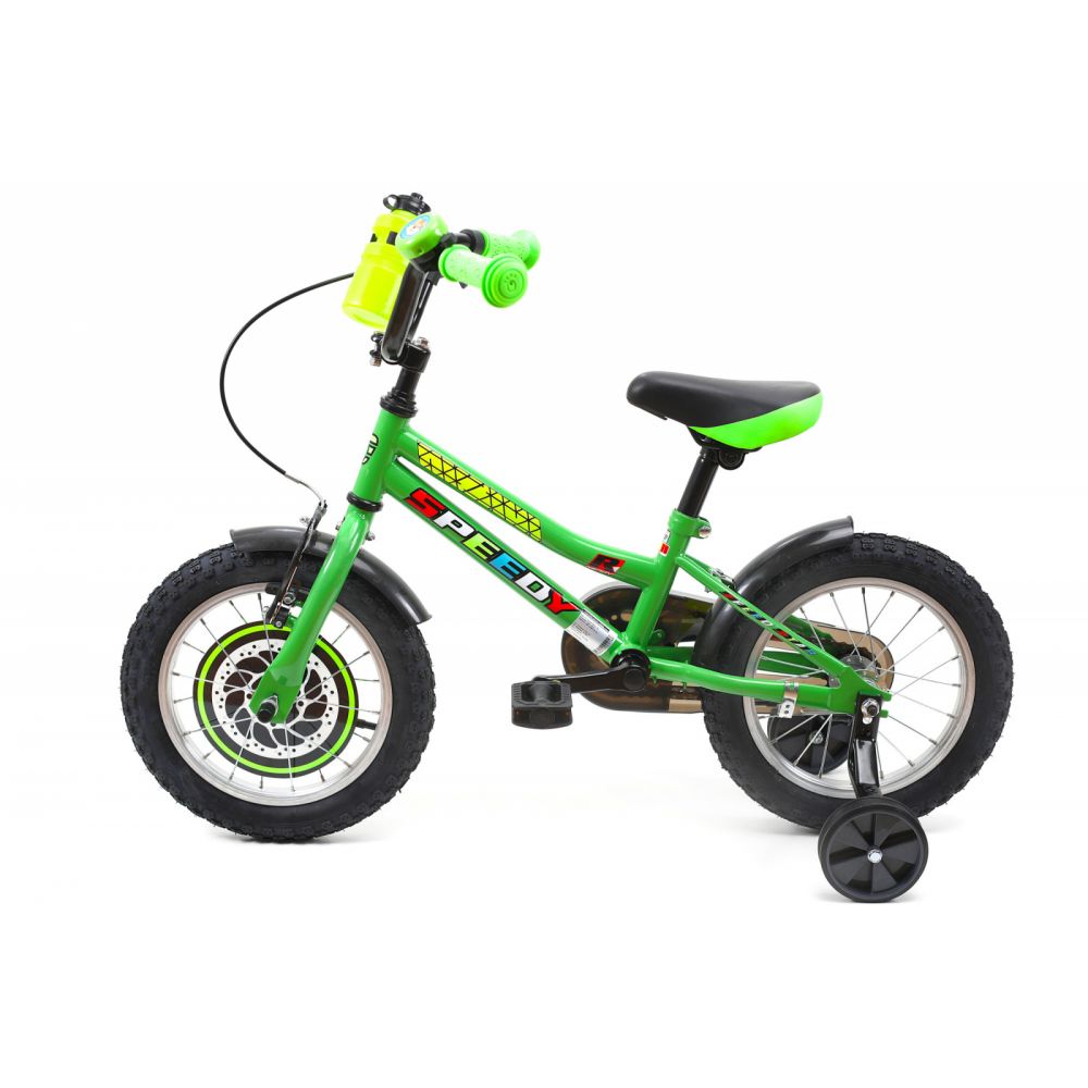 Bicicleta copii DHS, 14 inch, verde