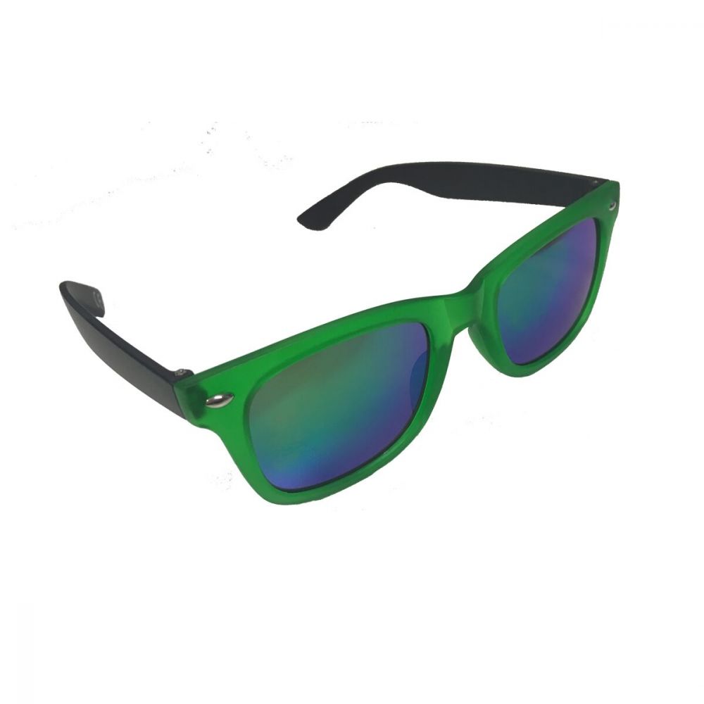 Ochelari de soare cu rama verde din plastic, Minoti Glasses