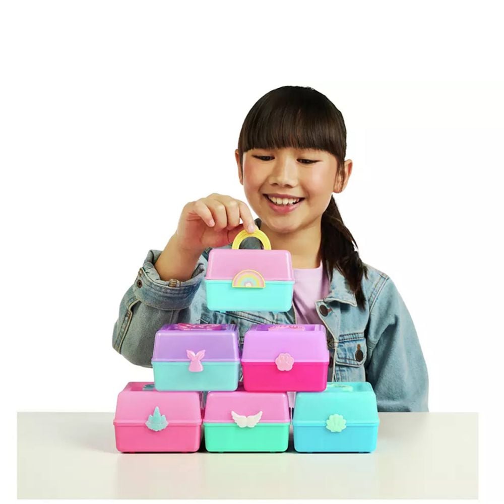 Cutie cu mini surprize pentru creatie, Real Littles, S6, Glitter Globes