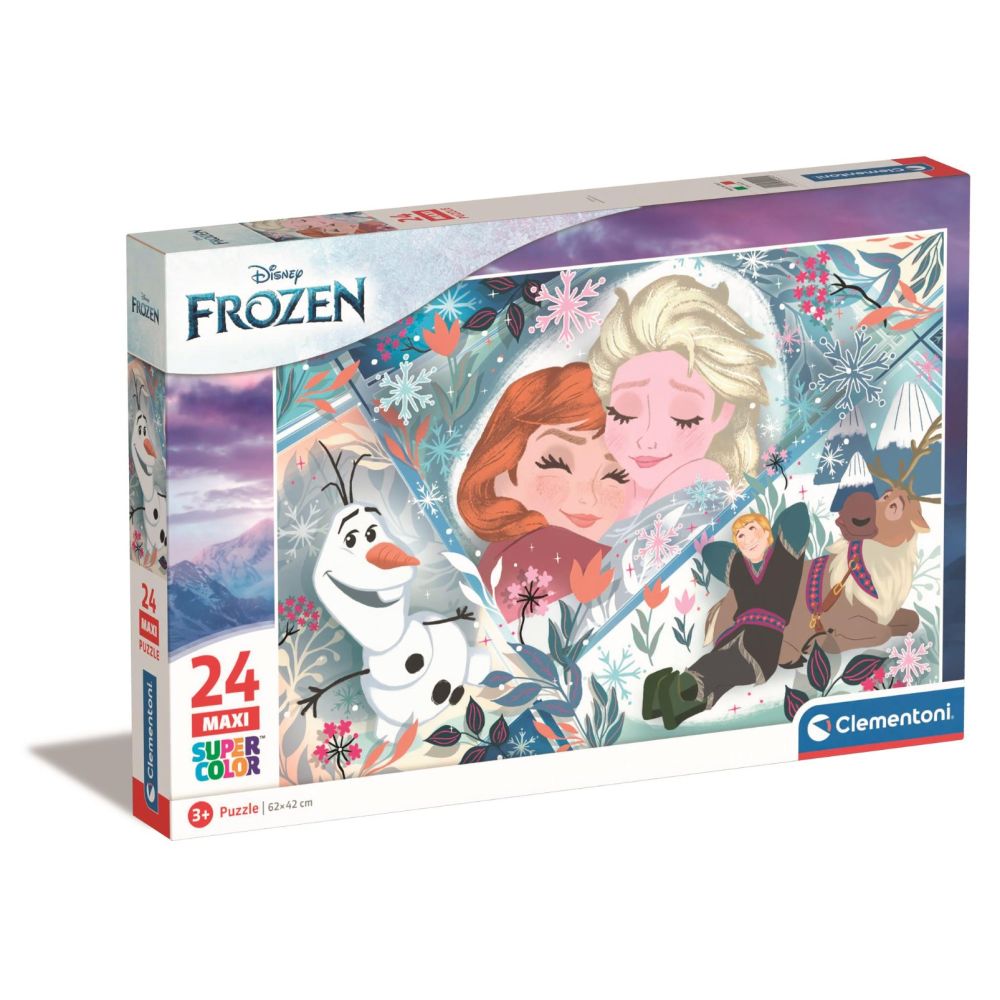 Puzzle Clementoni Maxi, Disney Frozen, 24 piese