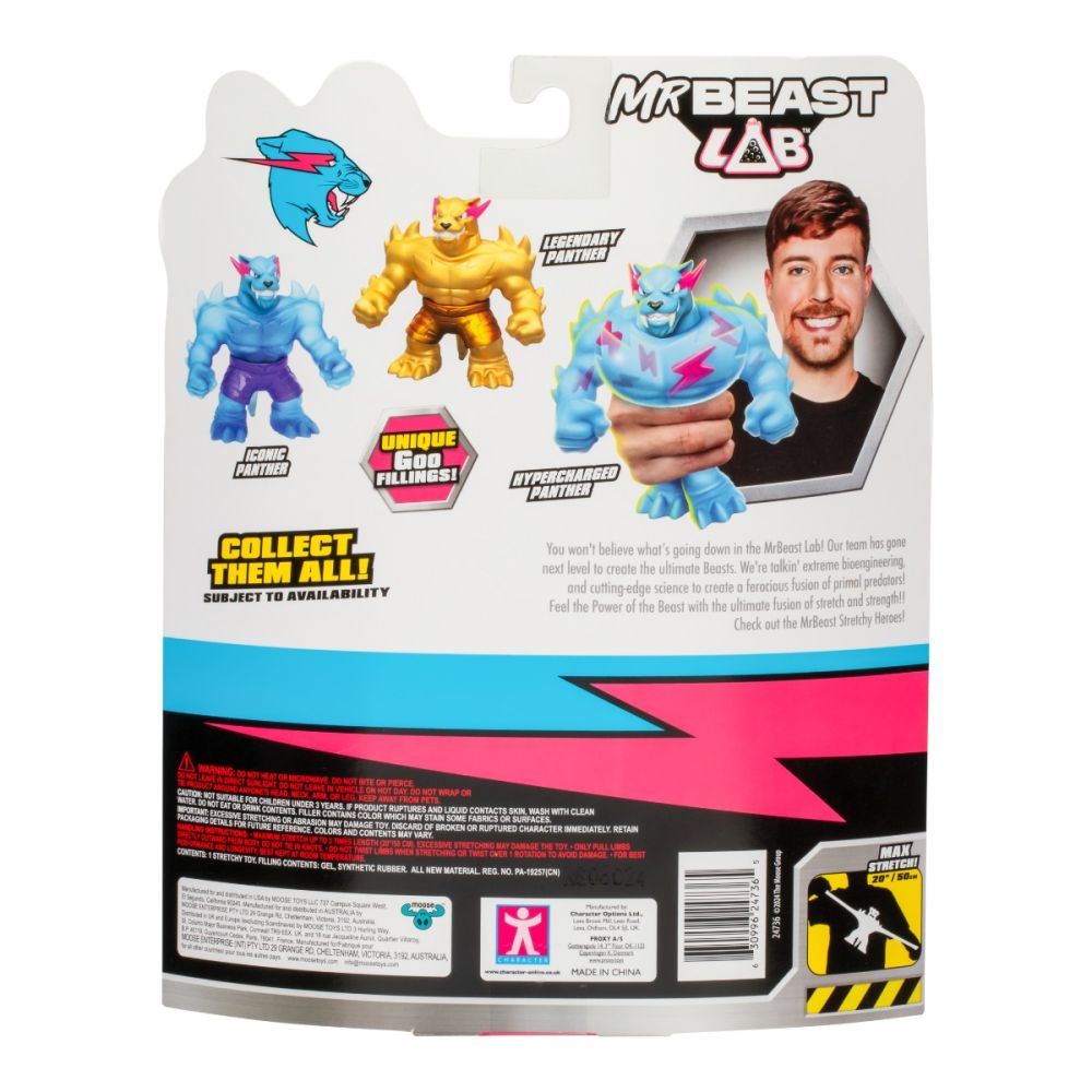 IKORI産血統BEAST Figurina elastica, MrBeast Lab, Hypercharged Panther, W1 | Noriel