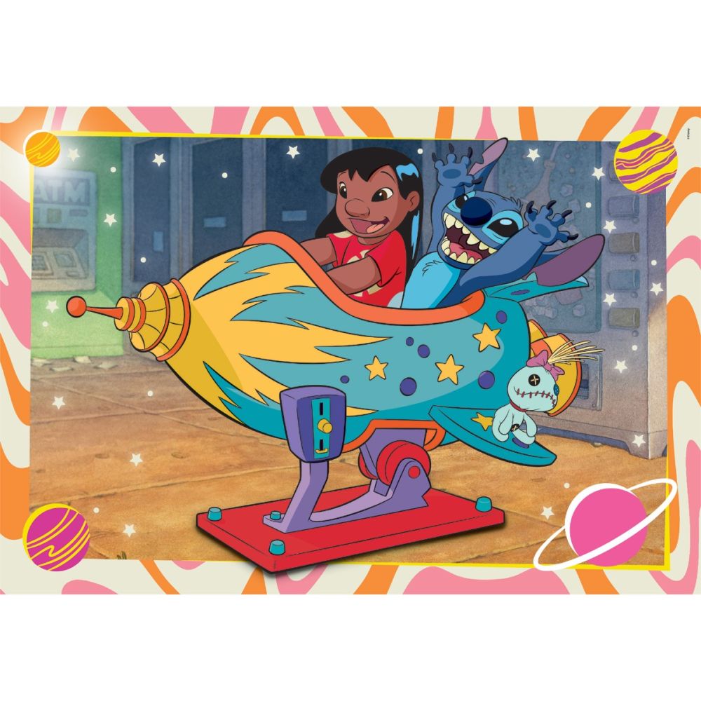 Puzzle Clementoni, Disney Stitch, 2 x 60 piese