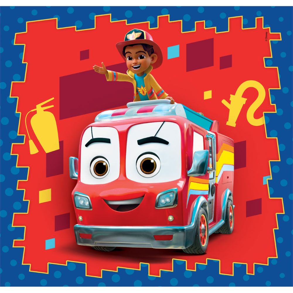 Puzzle Clementoni, Disney Junior, Firebuds, 3 x 48 piese