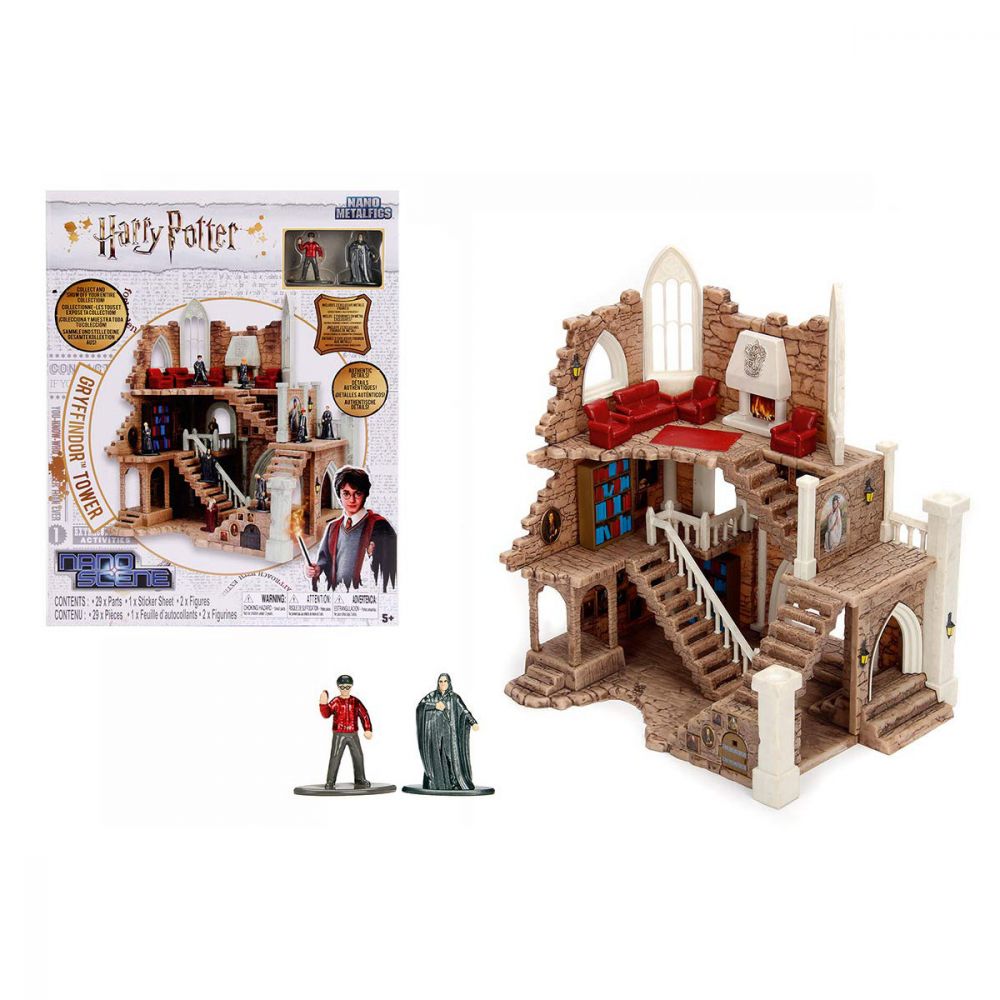 Set de joca cu 2 figurine Harry Potter, Turnul Griffindor