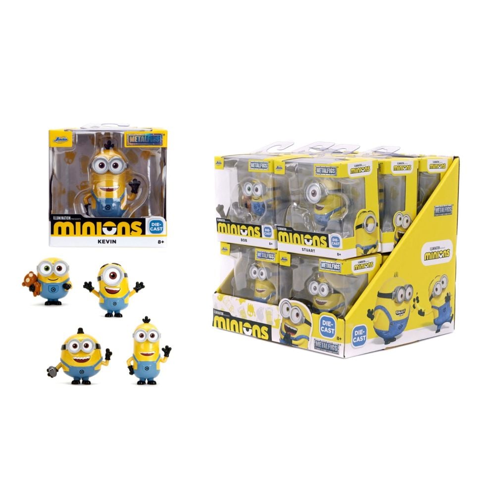 Figurina metalica, Jada, Minions S1, 6 cm