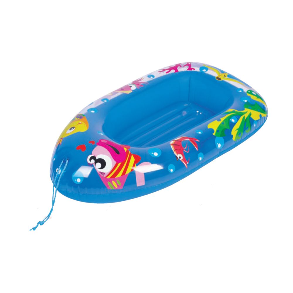 Barca gonflabila pentru copii Jilong Sea World, Albastru, 112 cm