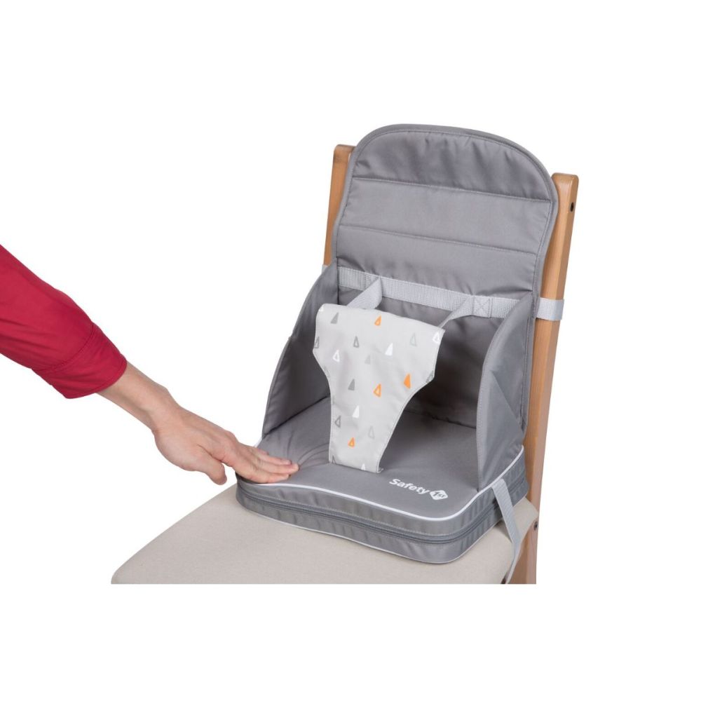 Inaltator pentru masa Safety 1St Travel Booster Warm Grey, Gri deschis