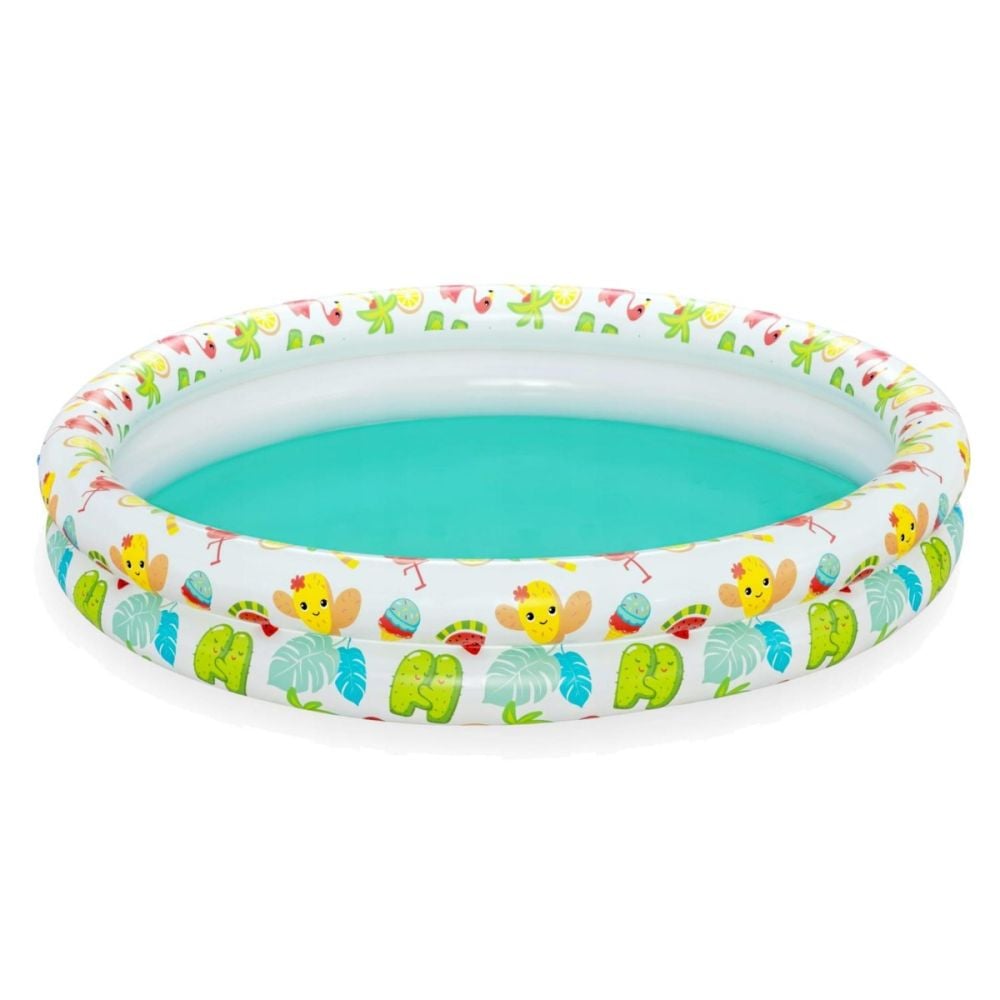 Set piscina gonflabila cu 2 inele Bestway, 122 x 20 cm