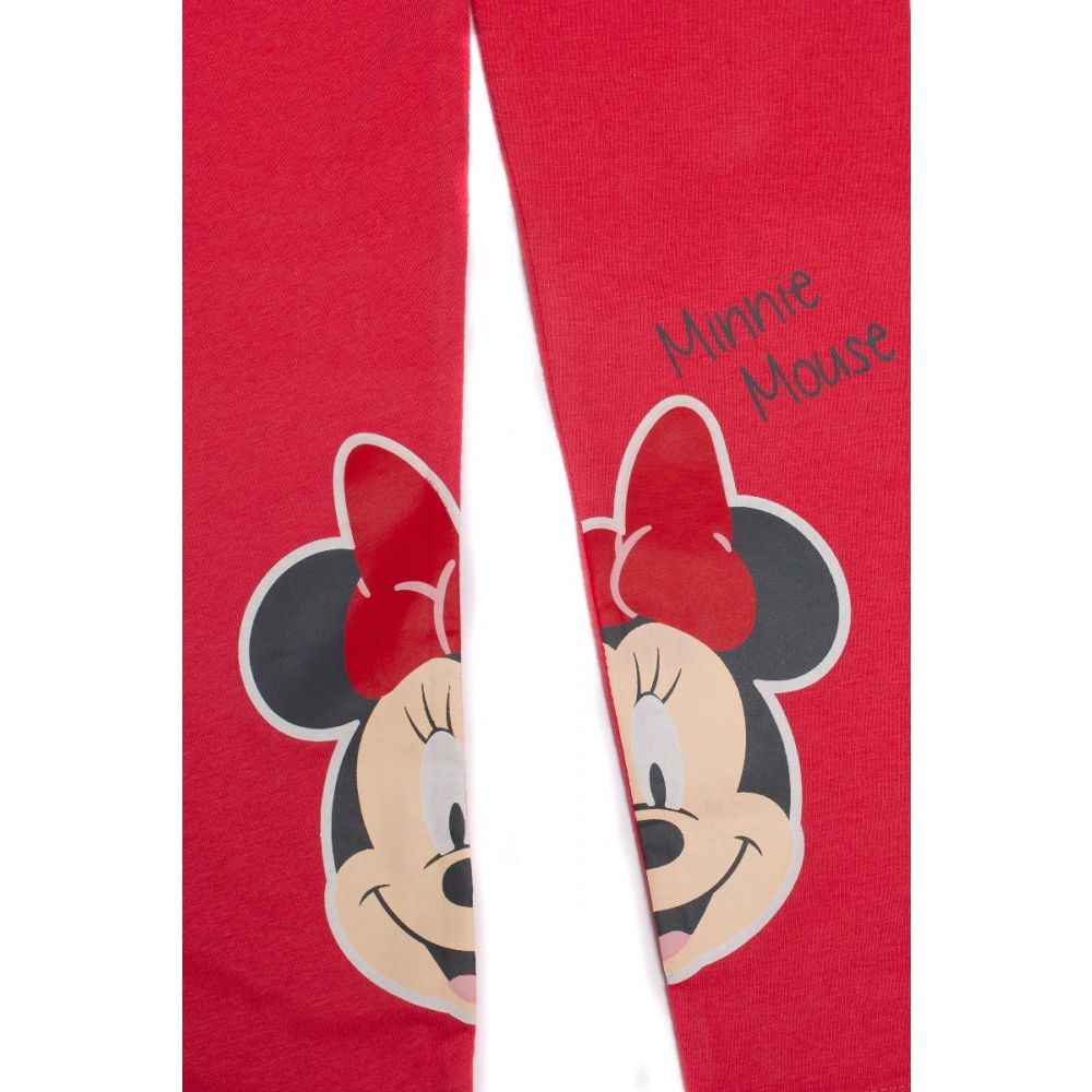 Colanti cu imprimeu Disney Minnie Mouse, Rosu