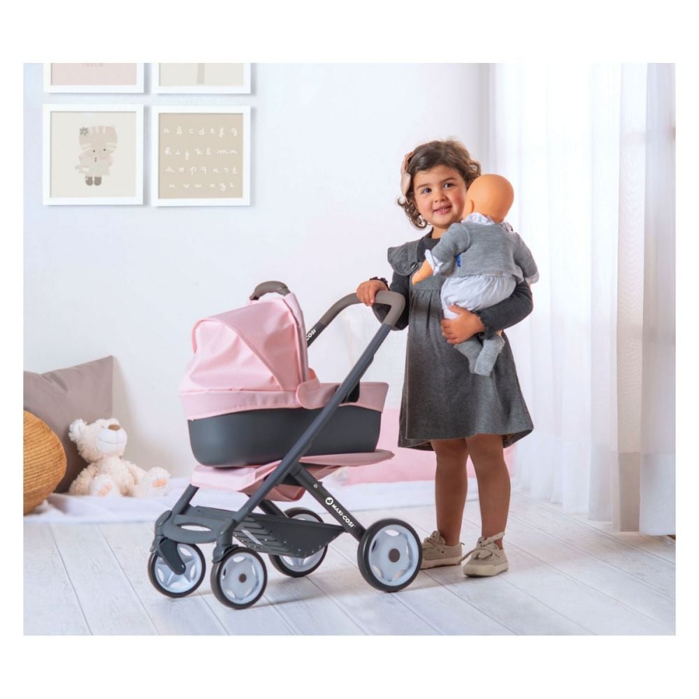 Carucior 3 in 1 pentru papusi, Smoby, Maxi Cosi