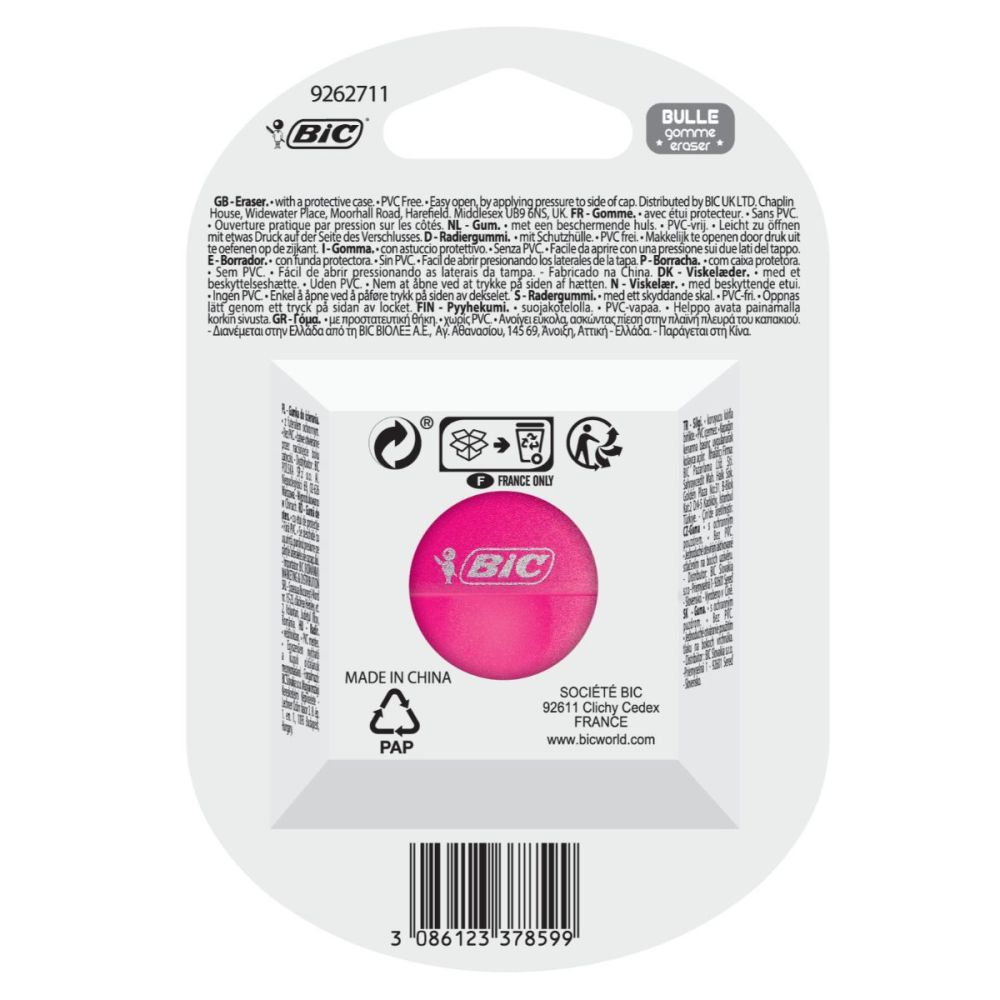 Radiera, Bic, Bulle, Bl1