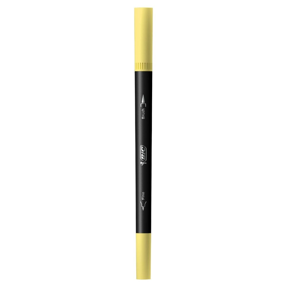 Markere de colorat cu dublu varf Intensity, Bic, Pastel, 6 buc