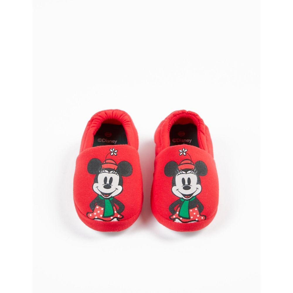 Papuci din bumbac, Zippy, Disney Minnie Mouse. Rosu