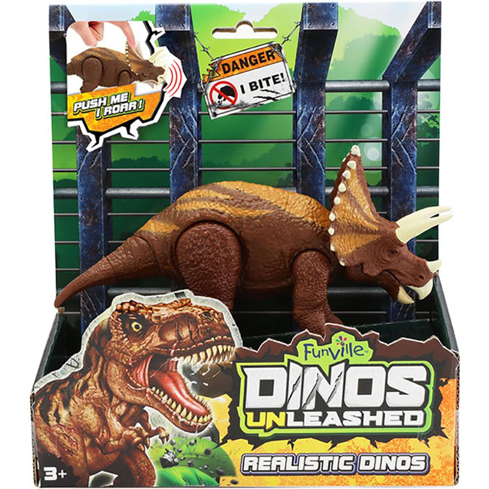 Jucarie interactiva Dinos Unleashed, Dinozaur, Maro