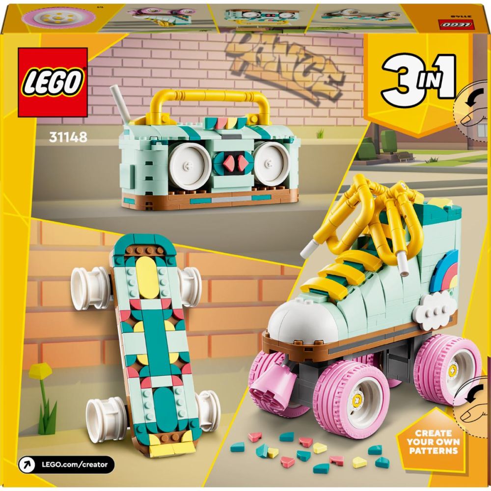 LEGO® Creator - Patina cu rotile retro (31148)