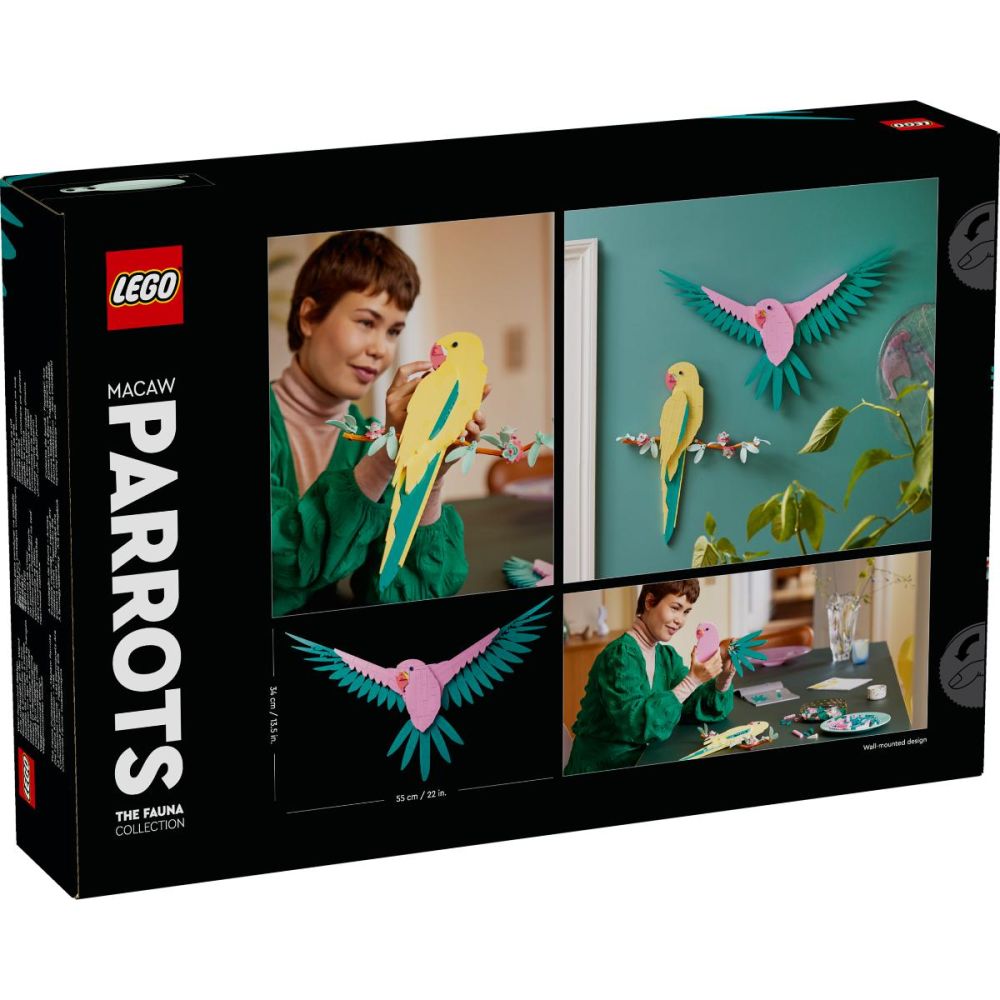 LEGO® Art - Colectia de fauna - Papagali Ara (31211)
