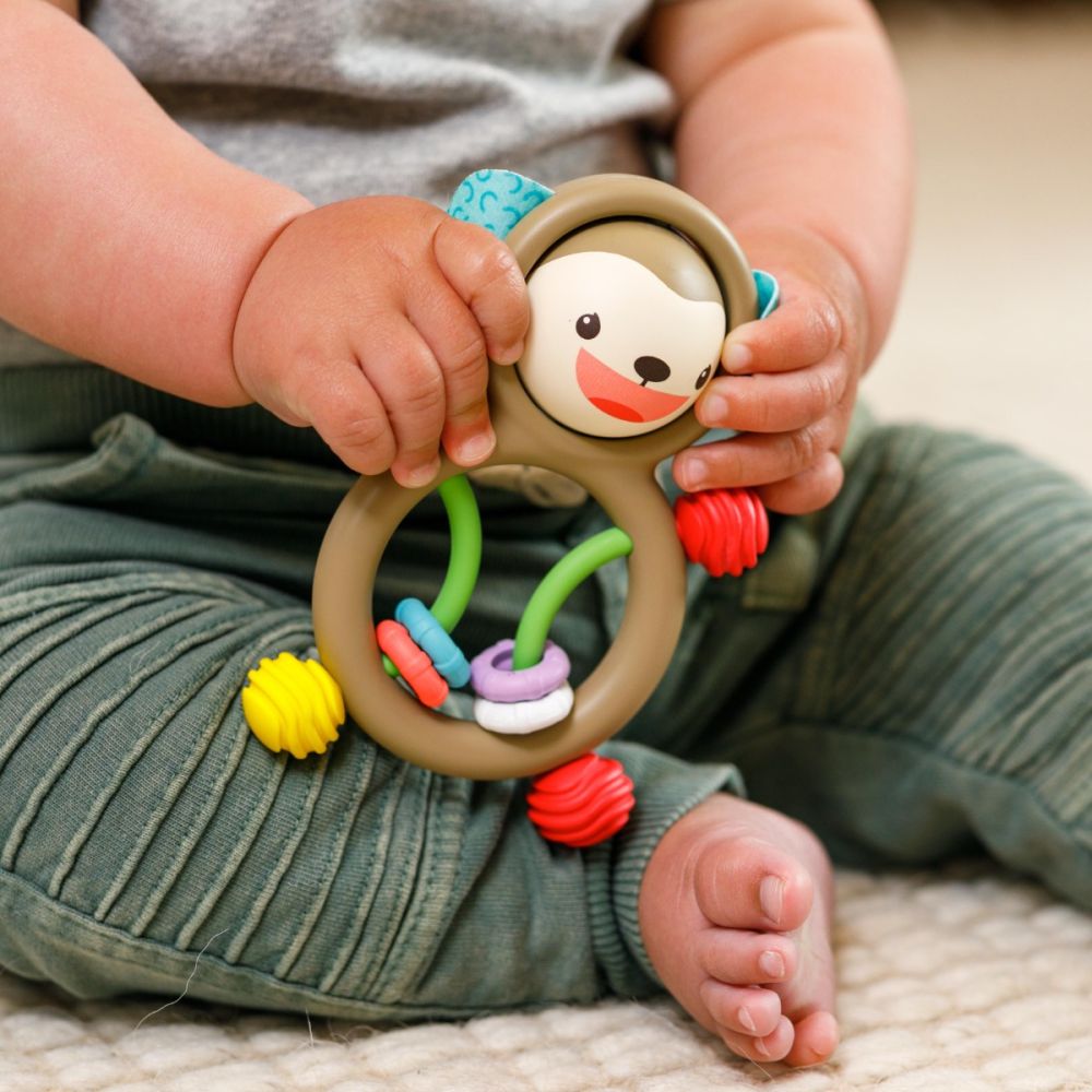 Jucarie bebelusi, Infantino, Sensory Monkey Rattle