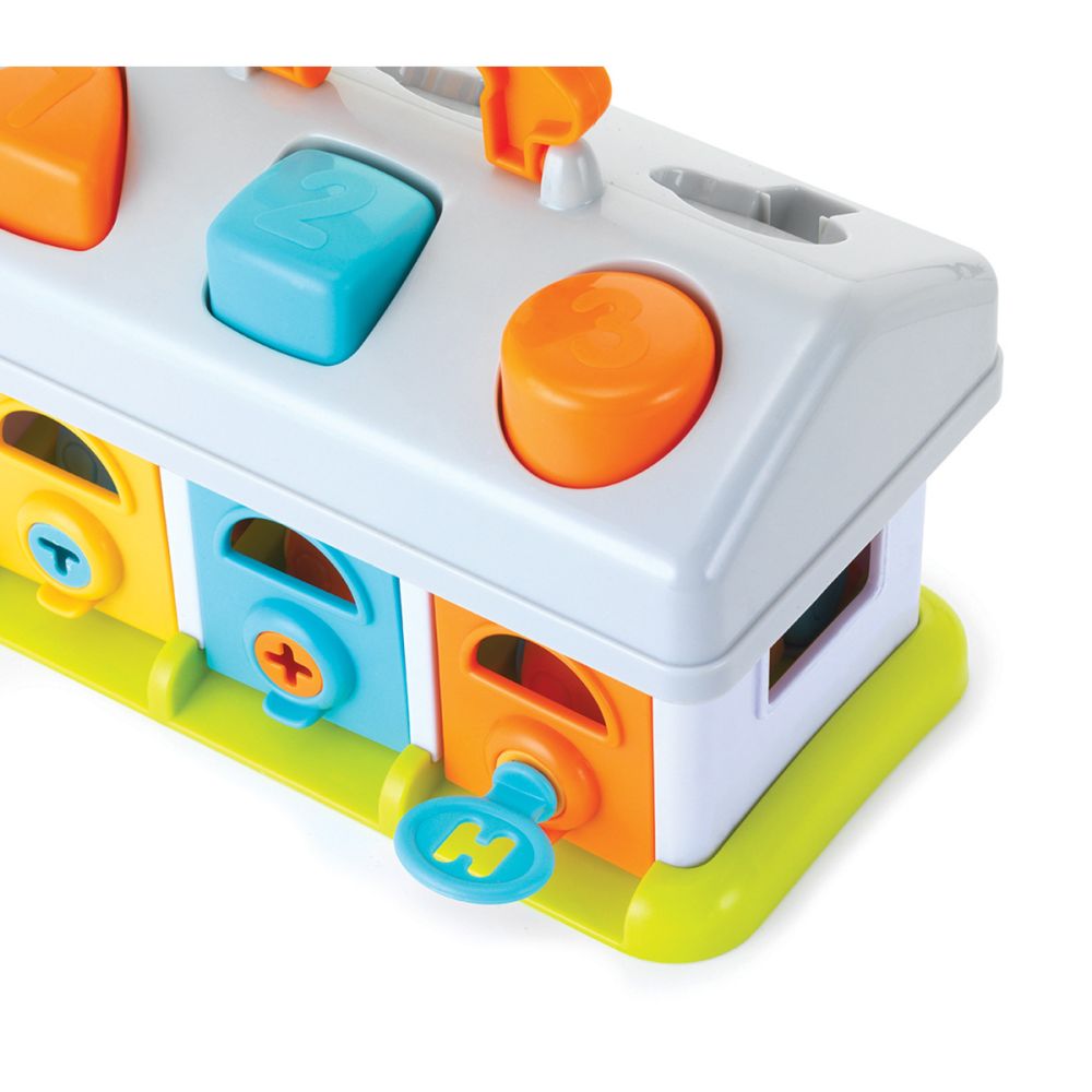 Jucarie bebelusi cu forme de sortat, B Kids, Garaj