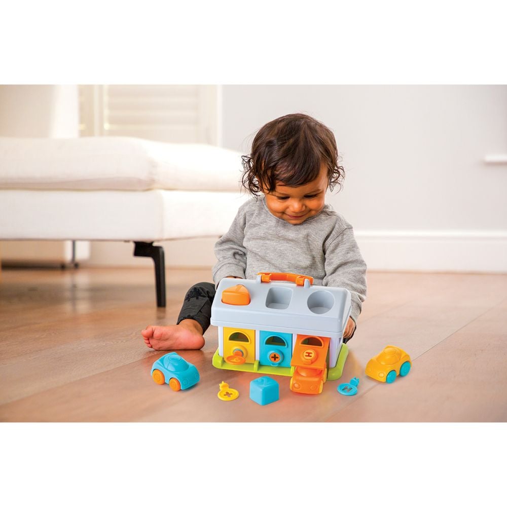 Jucarie bebelusi cu forme de sortat, B Kids, Garaj