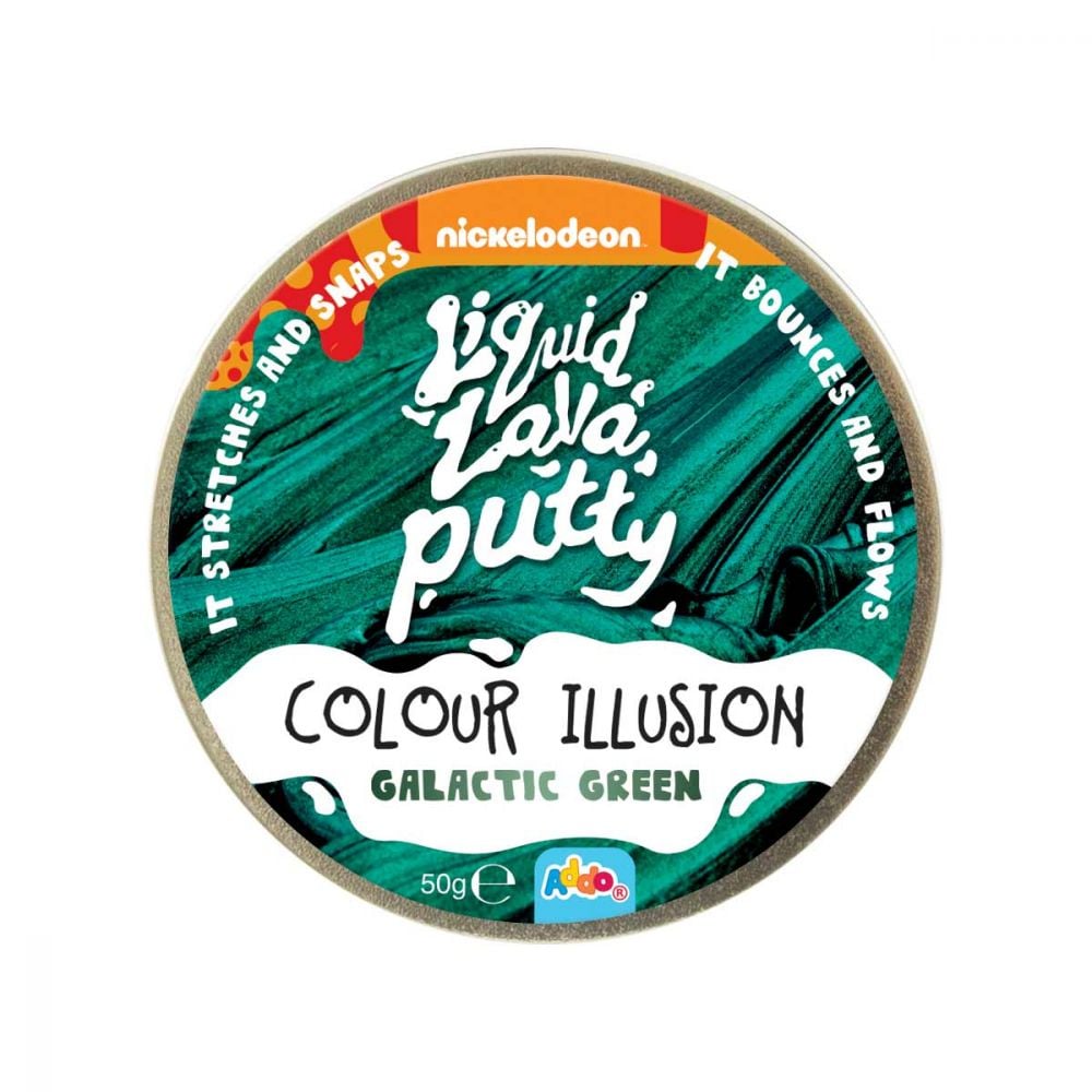 Plastilina inteligenta Addo Lava Putty, Colour illusion, Verde