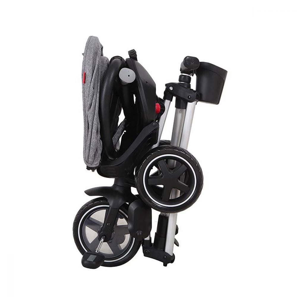 Tricicleta ultrapliabila Qplay Nova Rubber, Negru