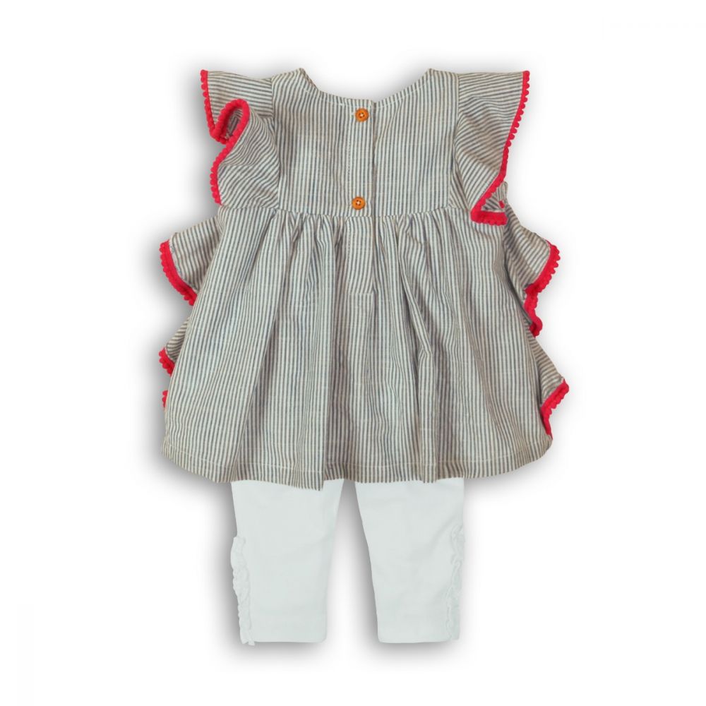 Set tricou cu maneca scurta si colanti Minoti Parade