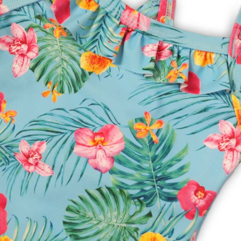 Costum de baie cu imprimeu tropical Minoti Swim