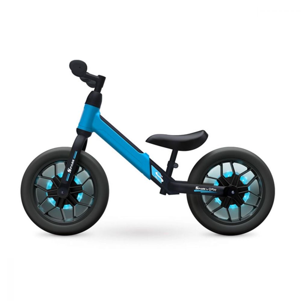 Bicicleta fara pedale DHS Baby Qplay Spark, Albastru, 12 inch