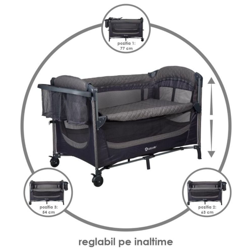 Patut Co-Sleeper DHS Baby, Coccolle Insieme, Greystone