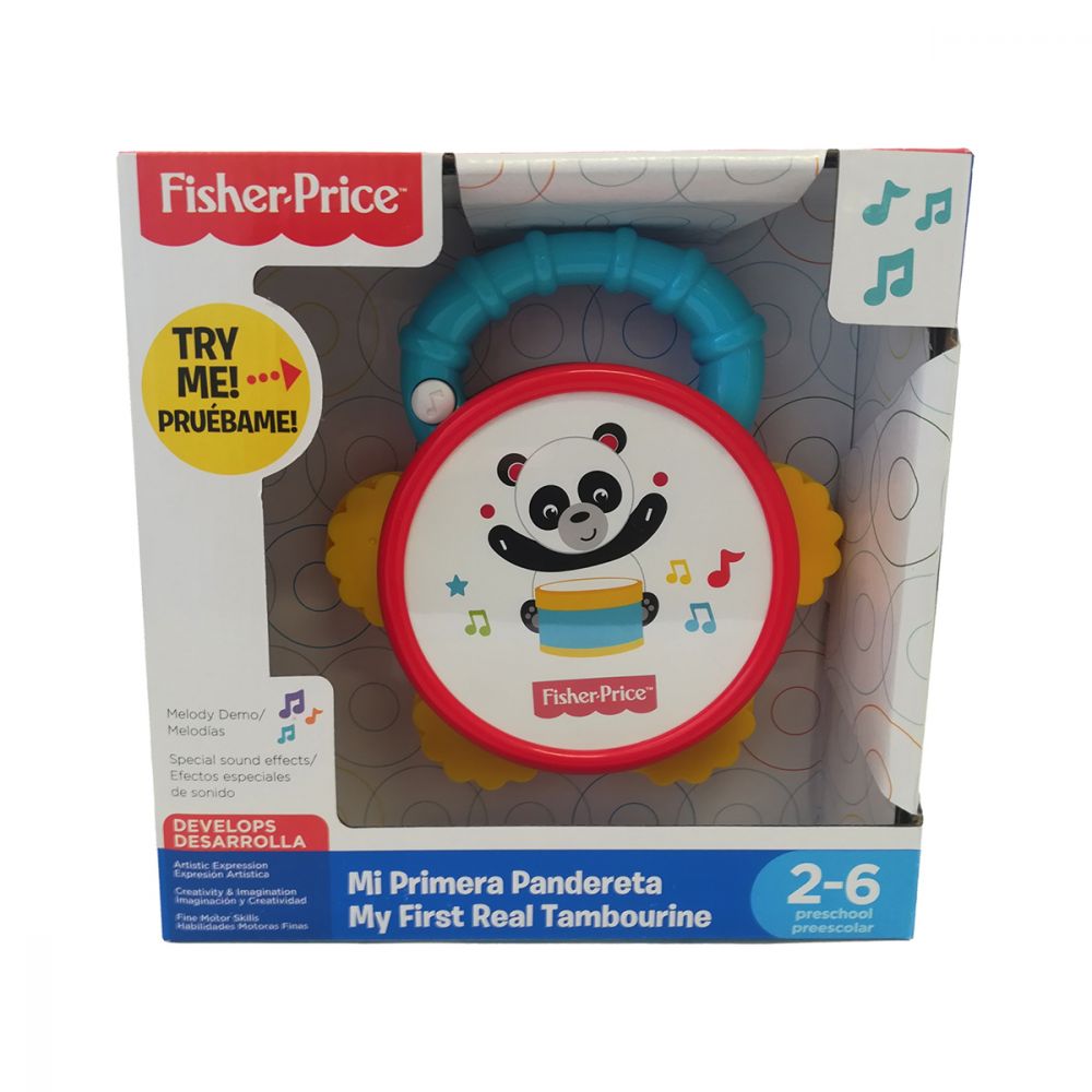 Jucarie bebelusi Fisher Price, Tamburina Panda