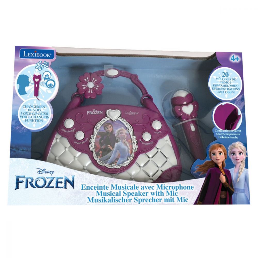Gentuta Karaoke Lexibook cu microfon, Disney Frozen