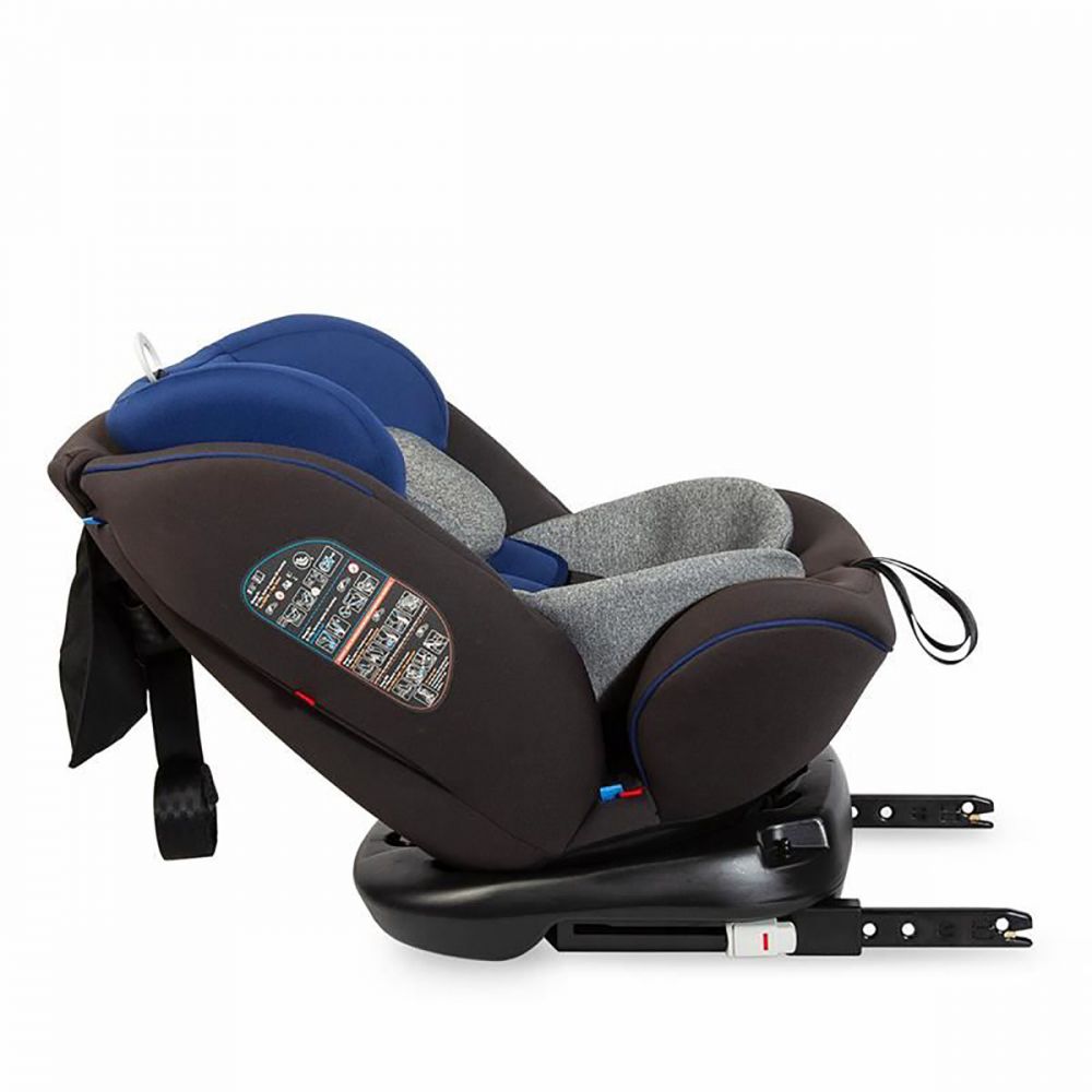 Scaun auto rotativ cu Isofix Coccolle Nova, Albastru, 0 - 36 Kg