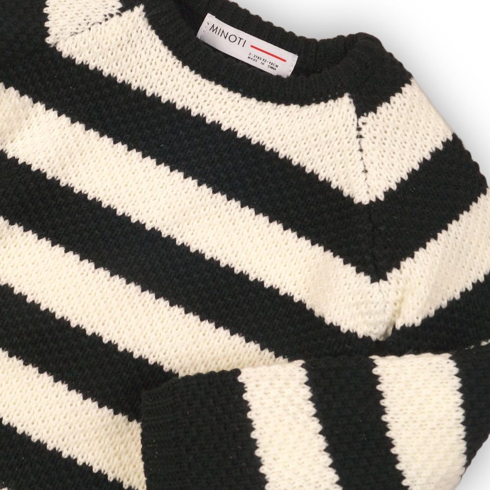 Bluza in dungi cu maneca lunga Minoti Mix